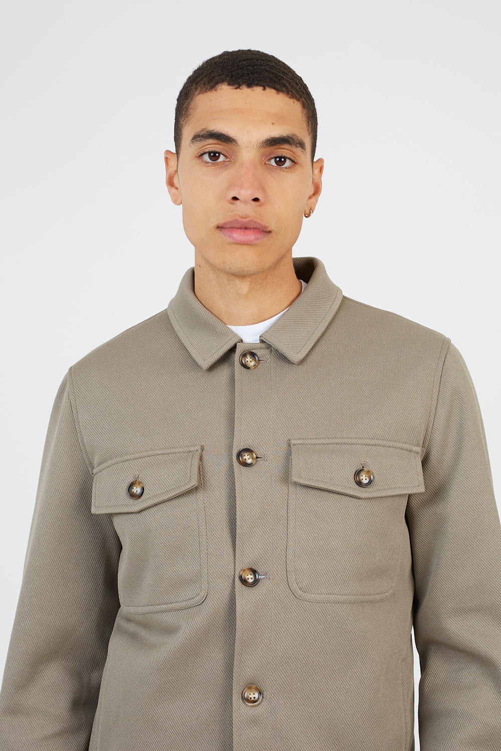 Brave Soul Pale Green Button Through Shacket - Pale Green Image 4