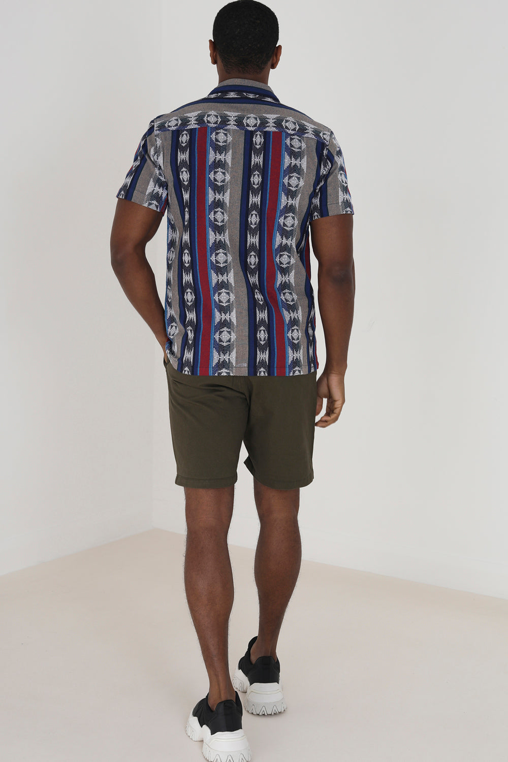 Brave Soul Black 2 Pack Cotton Twill Chino Shorts - Black Image 3
