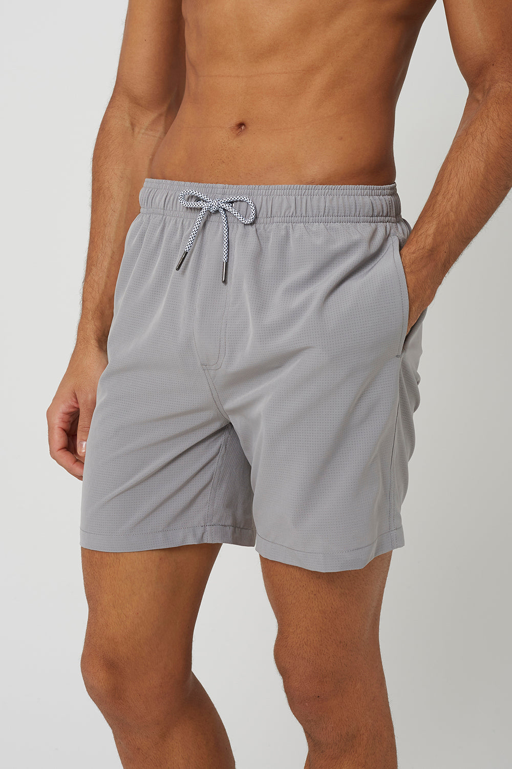 Brave Soul Grey Swim Shorts - Grey Image 4