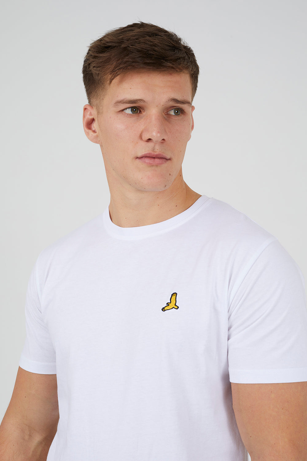 Brave Soul Navy 3 Pack Cotton Crew Neck T-Shirts - Navy Image 5