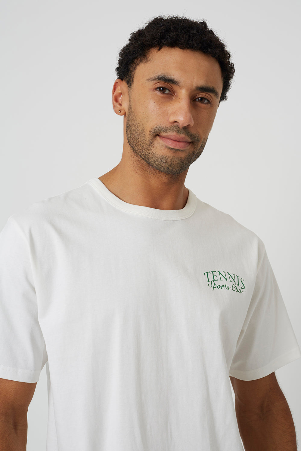 Brave Soul Off White Cotton Relaxed Fit Graphic T-Shirt - Off White Image 4