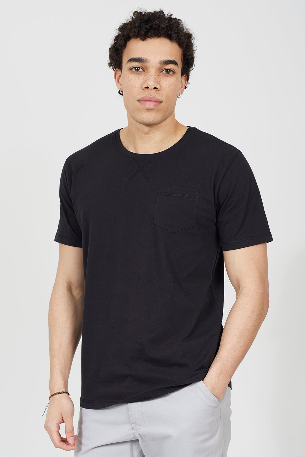Brave Soul White 2 Pack Crew Neck T-Shirts - White Image 4