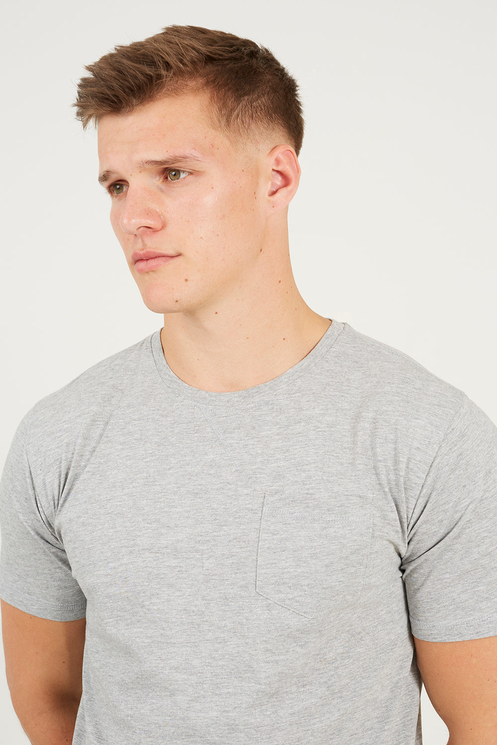 Brave Soul Navy 2 Pack Crew Neck T-Shirts - Navy Image 4