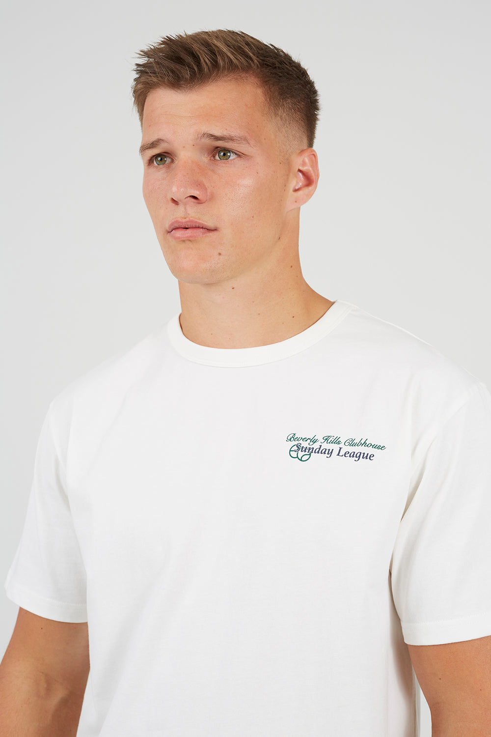 Brave Soul Off White Cotton Relaxed Fit Graphic T-Shirt - Off White Image 4