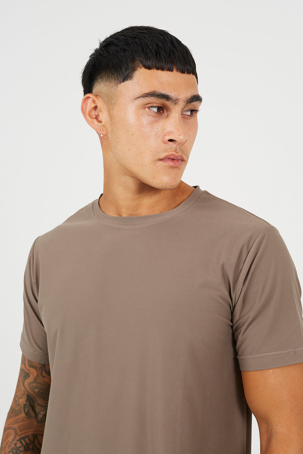 Brave Soul Brown Classic Crew Neck T-Shirt - Brown Image 4