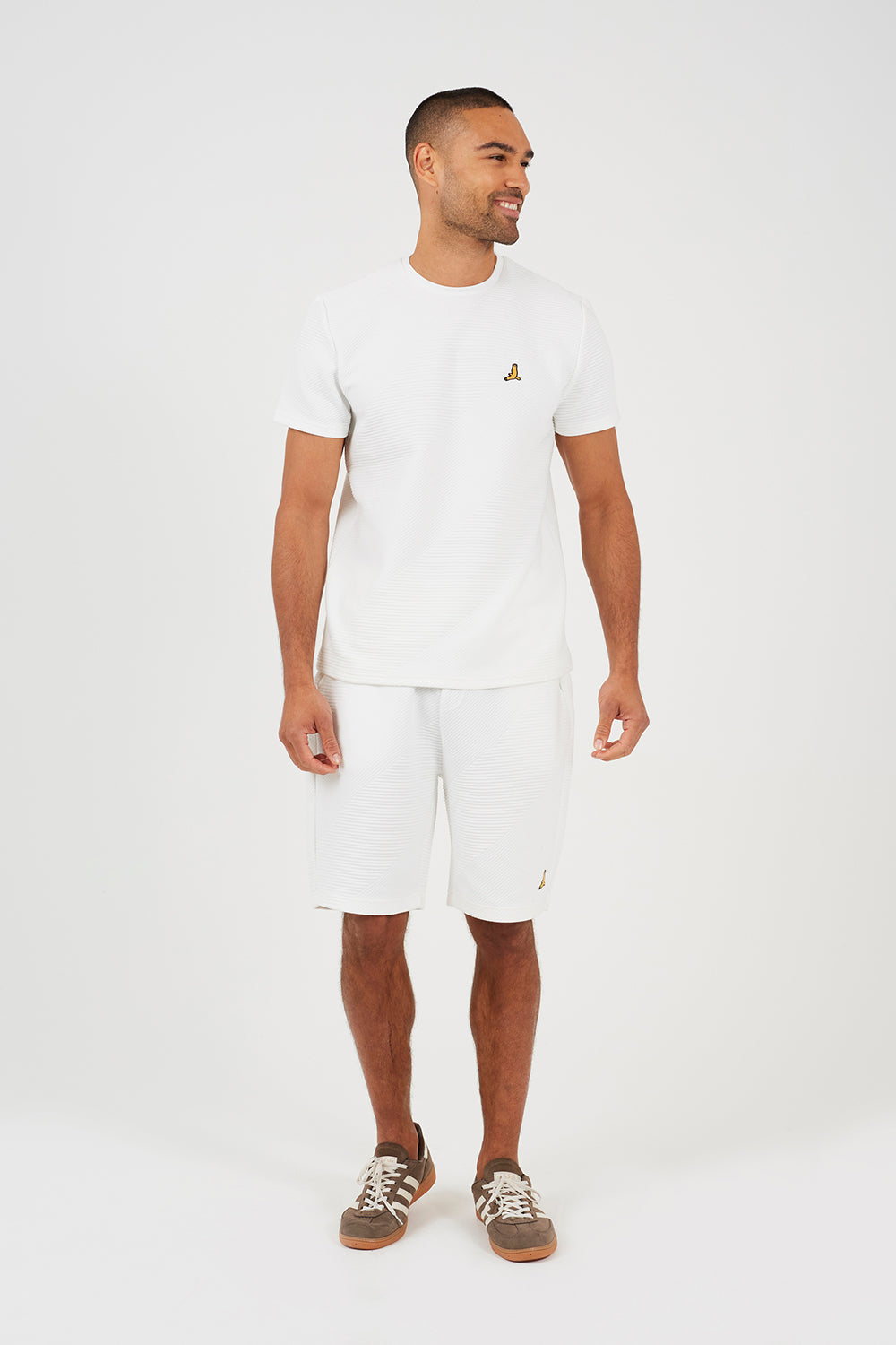 Brave Soul Cream Crew Neck T-Shirt - Cream Image 3