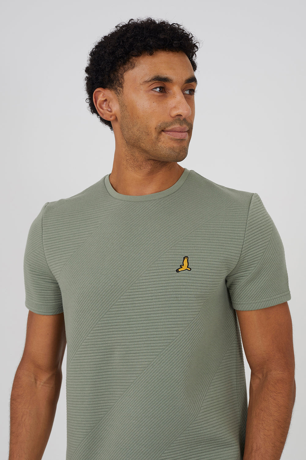 Brave Soul Mint Crew Neck T-Shirt - Mint Image 4