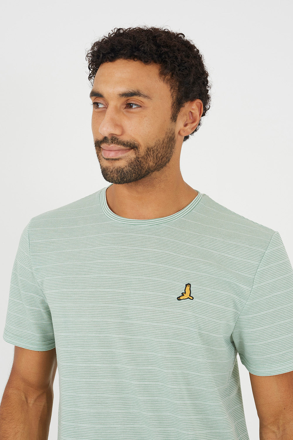 Brave Soul Mint Crew Neck T-Shirt - Mint Image 4