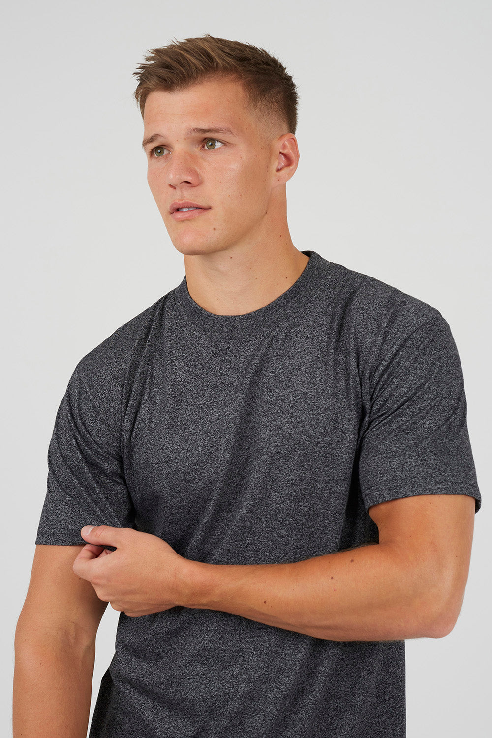 Brave Soul Black Crew Neck T-Shirt - Black Image 4