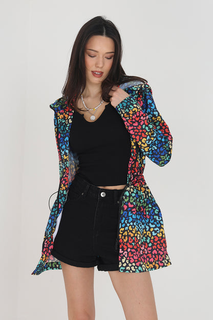 Brave Soul Multi Lightweight Showerproof Jacket - Multi Image 1