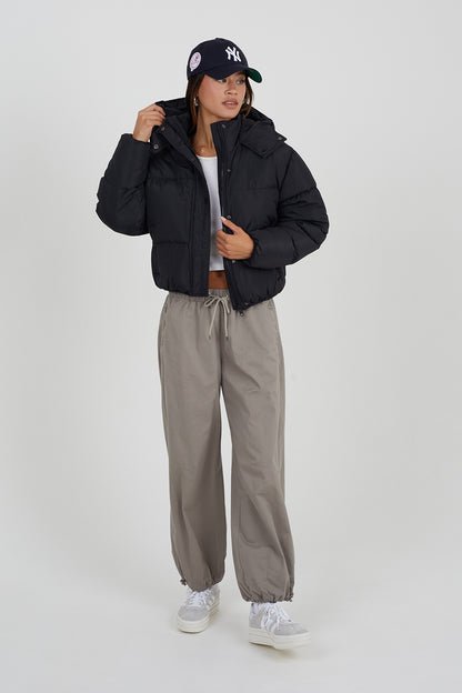 Brave Soul Grey Utility Style Adjustable Cargos - Grey Image 3