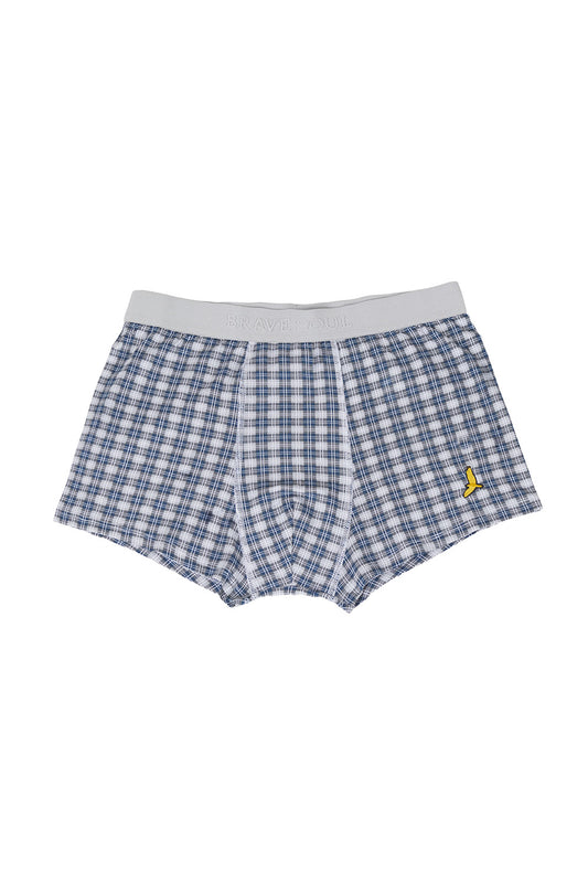 Brave Soul Navy Pack of 7 Boxers with Embroidery Detail - Navy Image 1