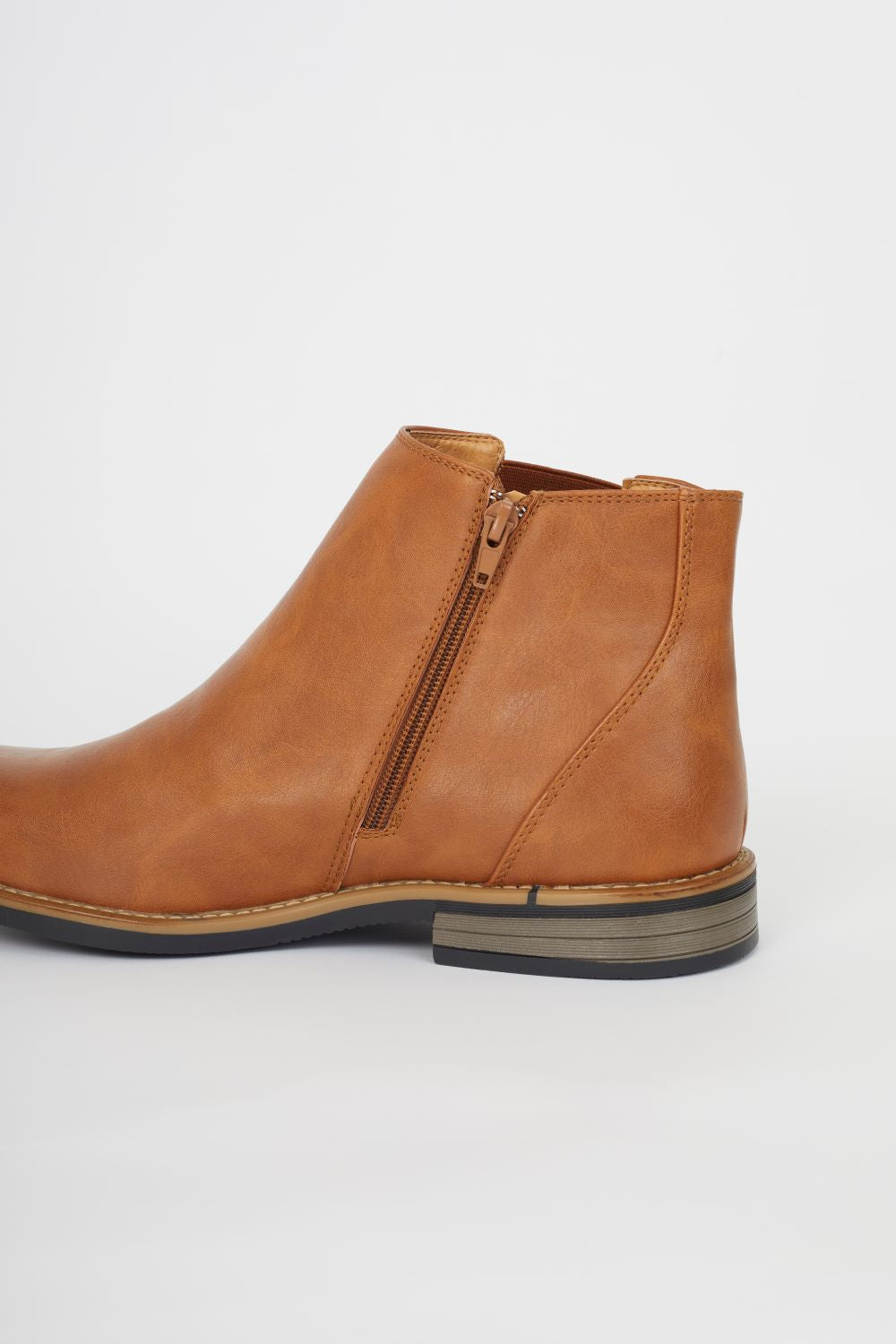Brave Soul Tan Faux Suede Chelsea Boot - Tan Image 3