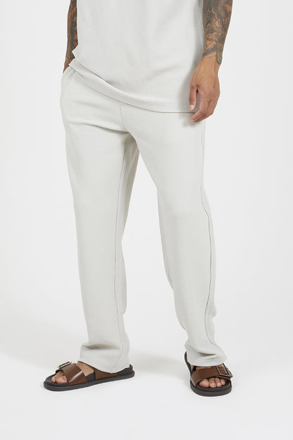 Brave Soul Taupe Straight Leg Joggers - Taupe Image 1