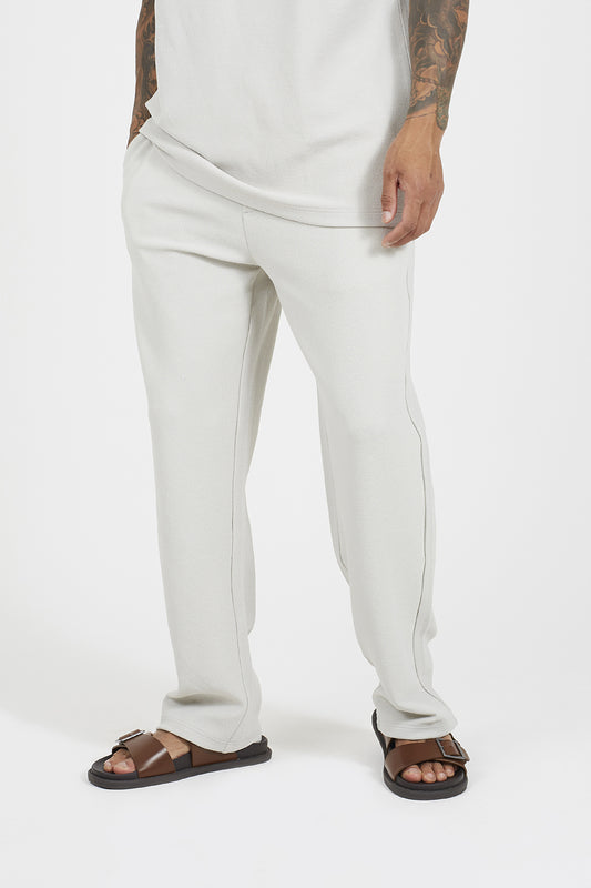 Brave Soul Taupe Straight Leg Joggers - Taupe Image 1