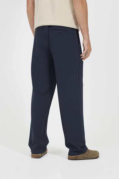 Brave Soul Navy Straight Leg Joggers - Navy Image 2