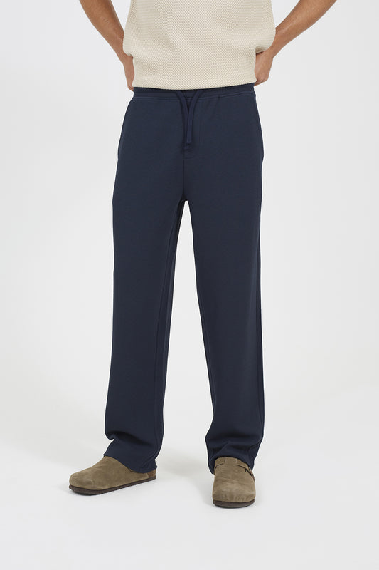 Brave Soul Navy Straight Leg Joggers - Navy Image 1