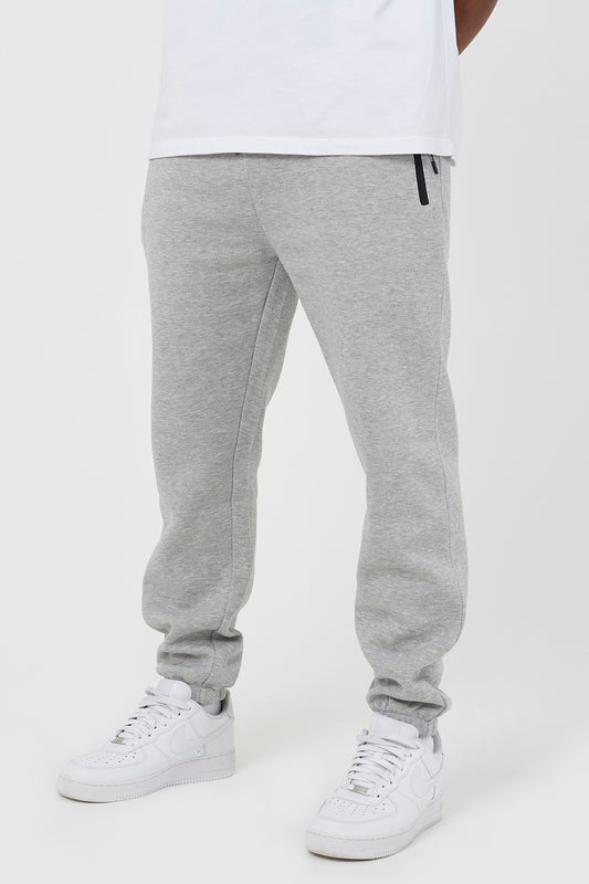 Brave Soul Light Grey Cuffed Loose Fit Joggers - Light Grey Image 1