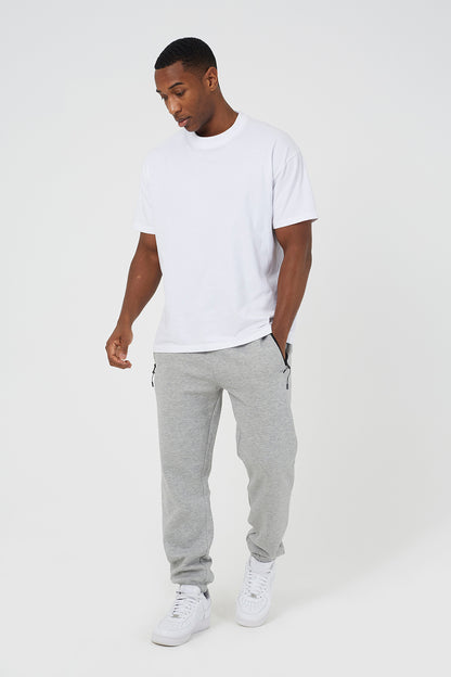 Brave Soul Light Grey Cuffed Loose Fit Joggers - Light Grey Image 3