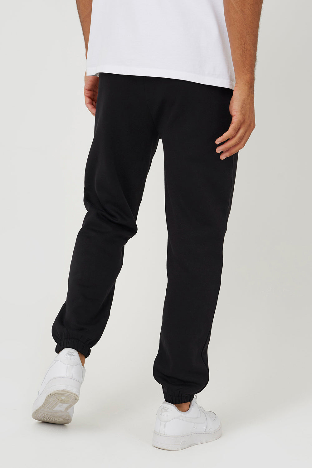 Brave Soul Black Cuffed Loose Fit Joggers - Black Image 2