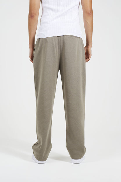 Brave Soul Taupe Wide Leg Joggers - Taupe Image 2