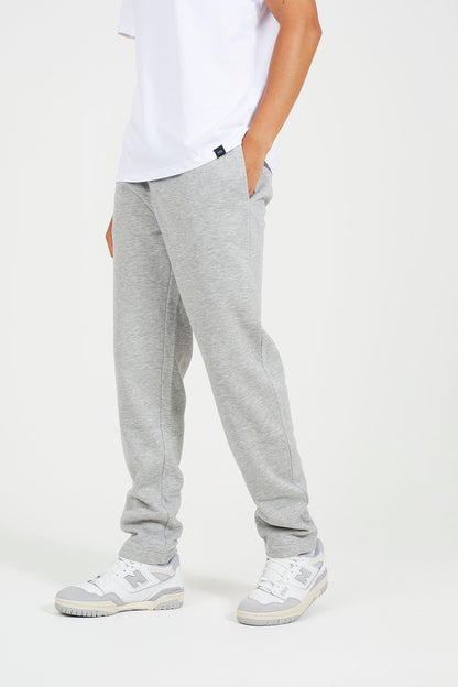 Brave Soul Grey Straight Leg Open Hem Joggers - Grey Image 1
