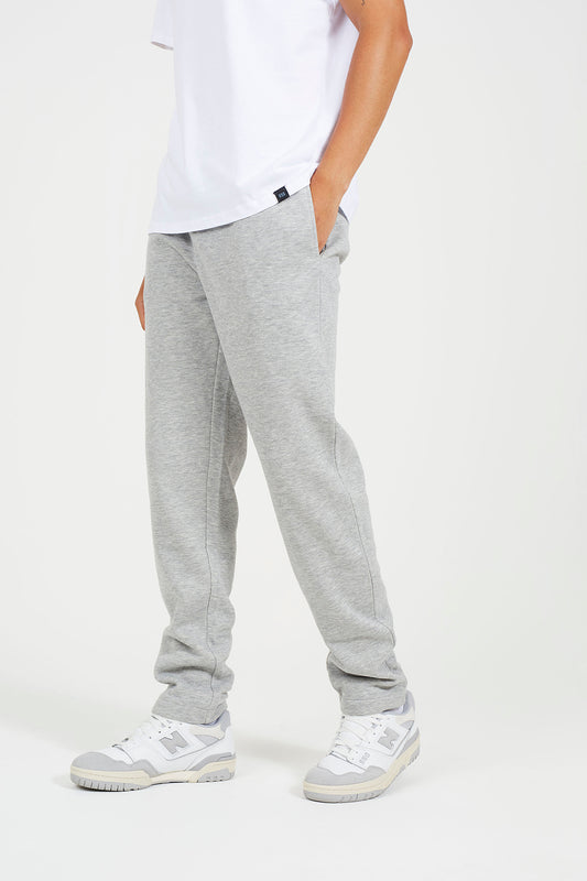 Brave Soul Grey Straight Leg Open Hem Joggers - Grey Image 1