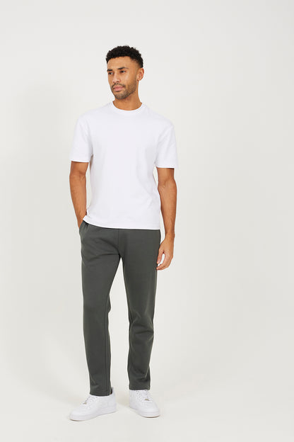 Brave Soul Green Straight Leg Open Hem Joggers - Green Image 3