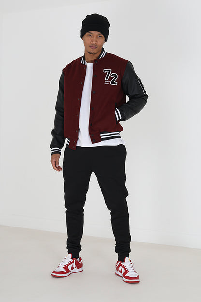 Brave Soul Black Slim Fit Cuffed Joggers - Black Image 3