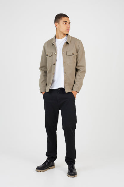 Brave Soul Pale Green Button Through Shacket - Pale Green Image 3