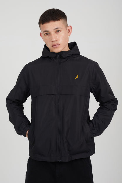 Brave Soul Black Lightweight Windrunner Jacket - Black Image 1
