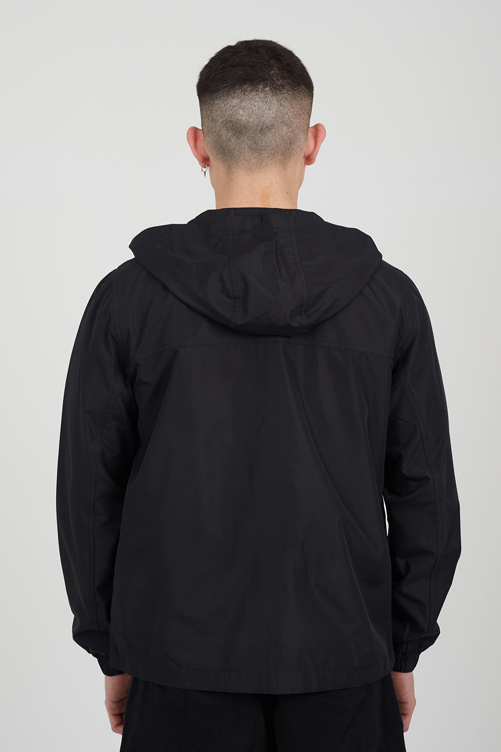 Brave Soul Black Lightweight Windrunner Jacket - Black Image 2