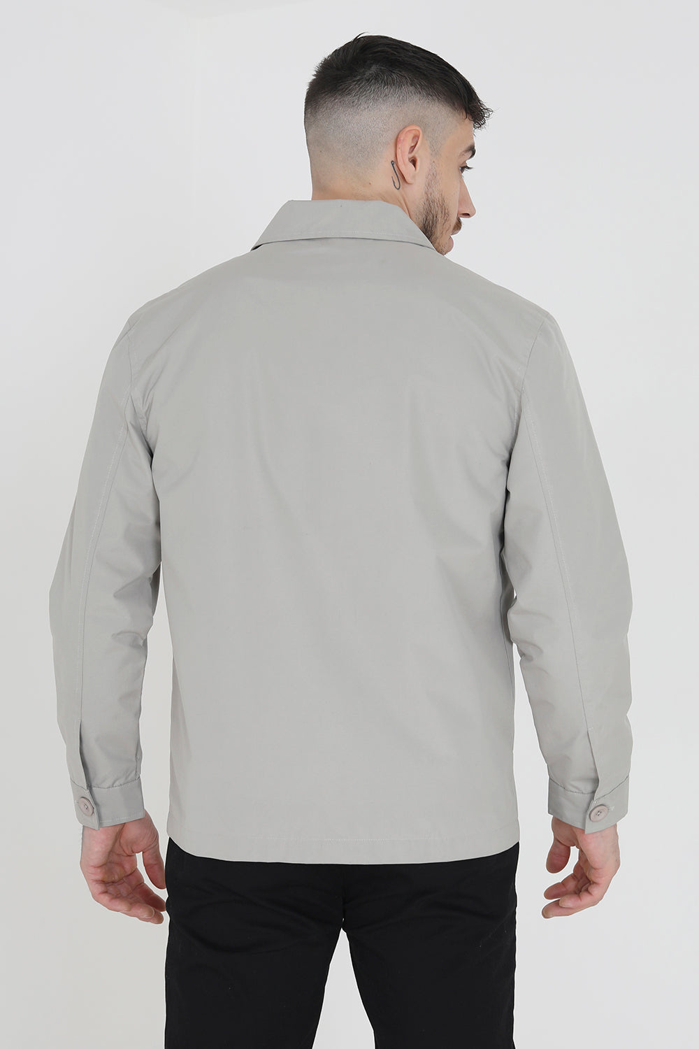 Brave Soul Stone Button Through Shacket - Stone Image 2