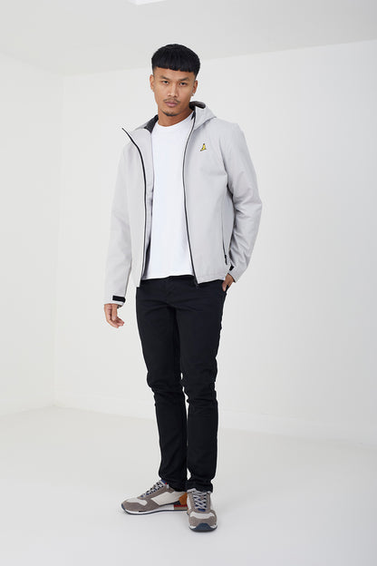 Brave Soul Stone Lightweight Hooded Jacket - Stone Image 3