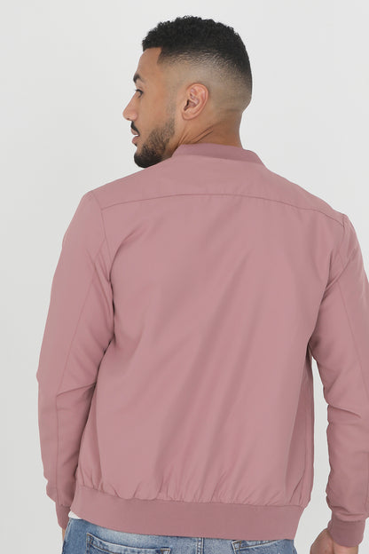 Brave Soul Pink Bomber Jacket - Pink Image 2