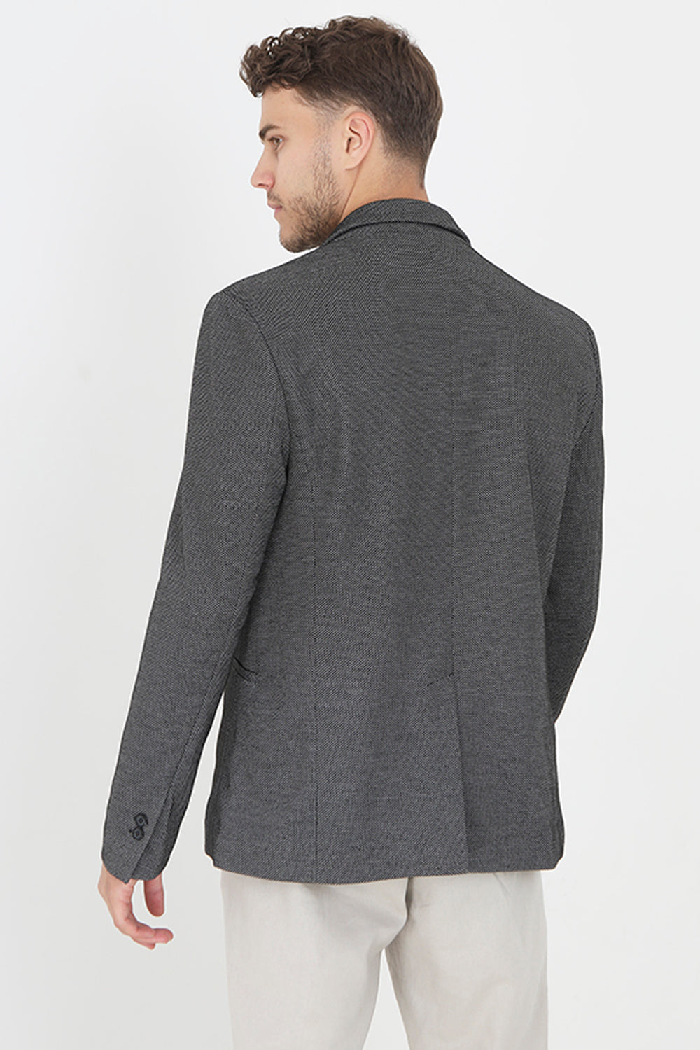 Brave Soul Black Single Breasted Blazer - Black Image 2