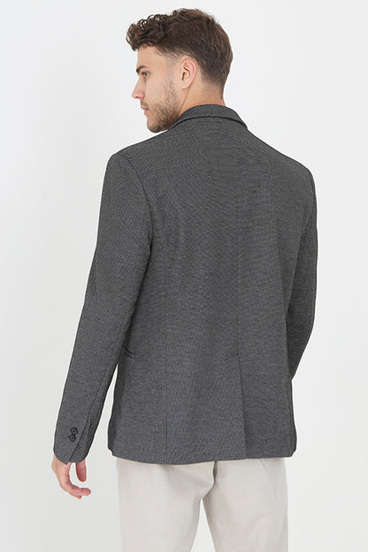 Brave Soul Black Single Breasted Blazer - Black Image 2