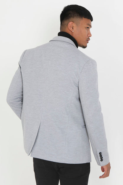Brave Soul Grey Single Breasted Blazer - Grey Image 2
