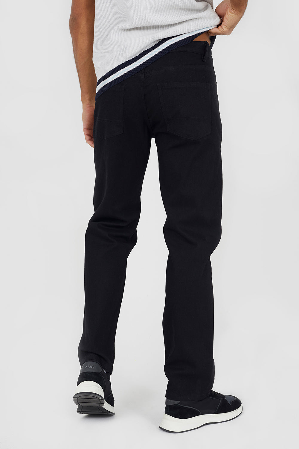 Brave Soul Black Straight Leg Jeans - Black Image 2