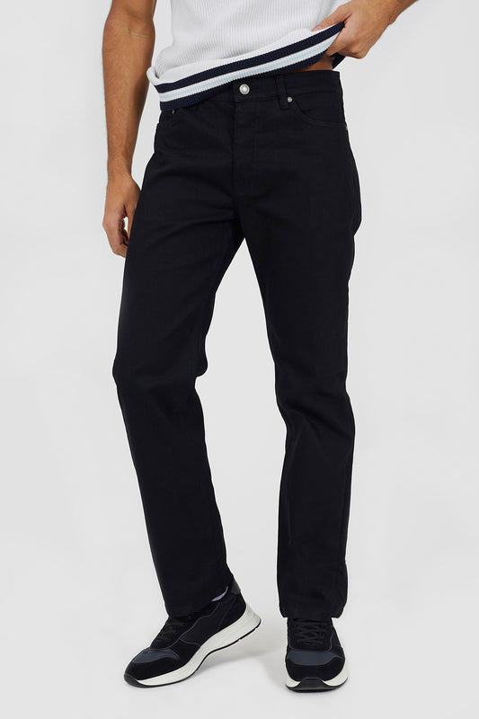 Brave Soul Black Straight Leg Jeans - Black Image 1