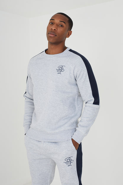 Brave Soul Grey Cut & Sew Joggers - Grey Image 3