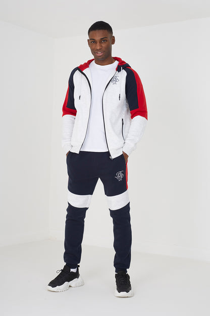 Brave Soul Ecru Zip Through Hoodie & Jogger Co-ord Set - Ecru Image 1