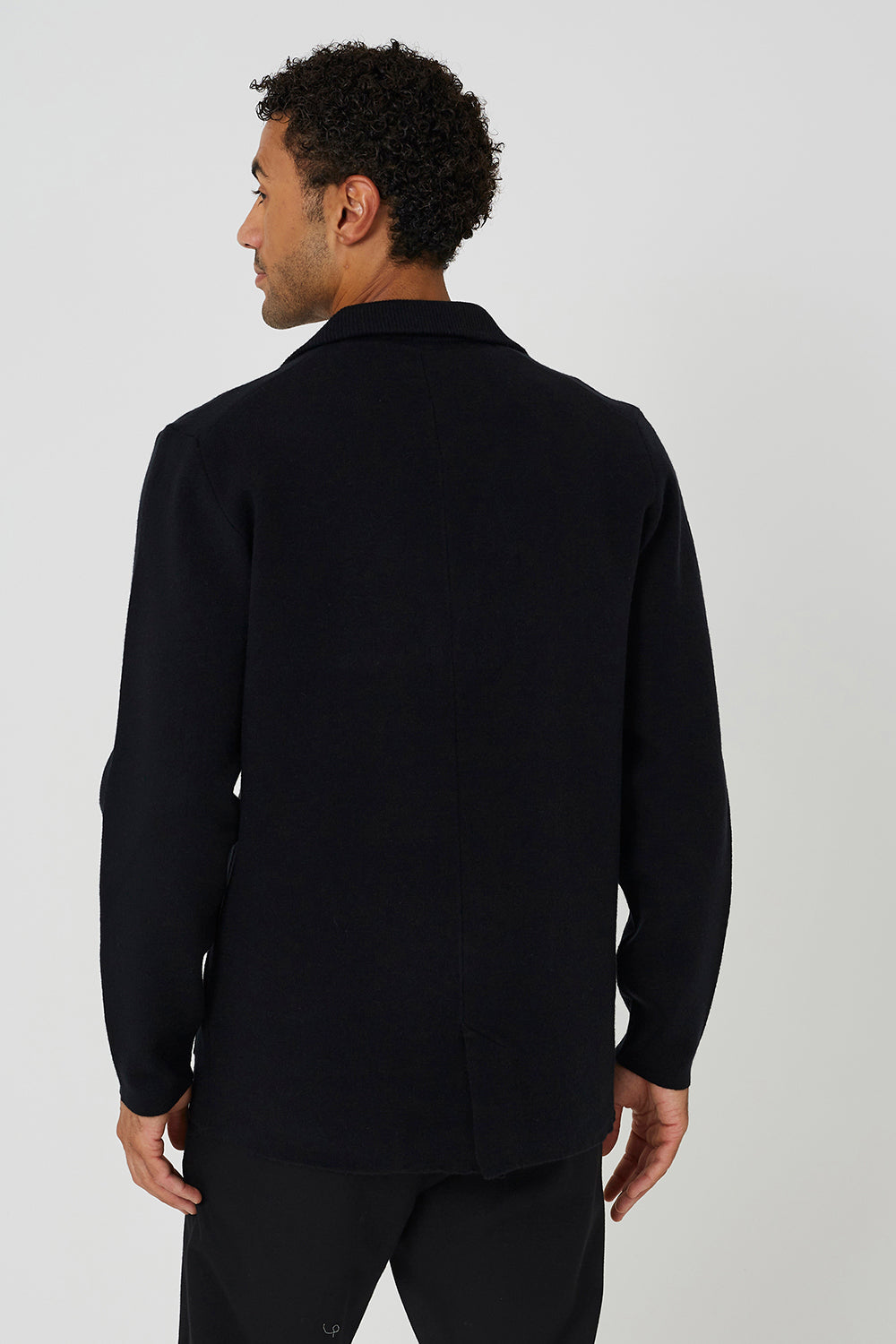 Brave Soul Black Patch Pocket Knitted Cardigan - Black Image 2