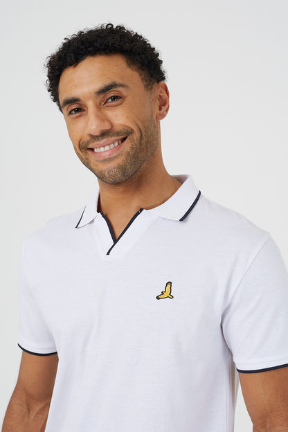Brave Soul Multi 3 Pack Open Collar Polo Shirts - Multi Image 4