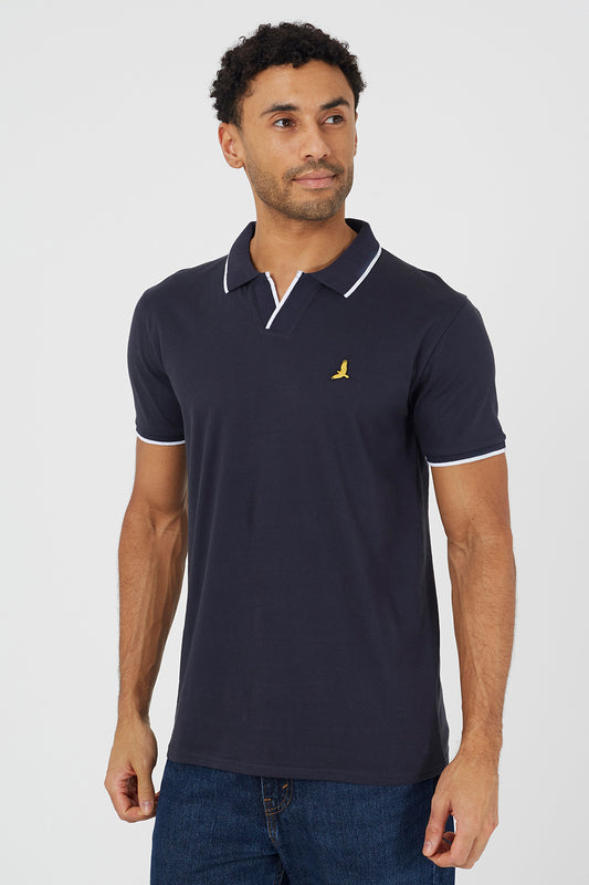 Brave Soul Multi 3 Pack Open Collar Polo Shirts - Multi Image 1
