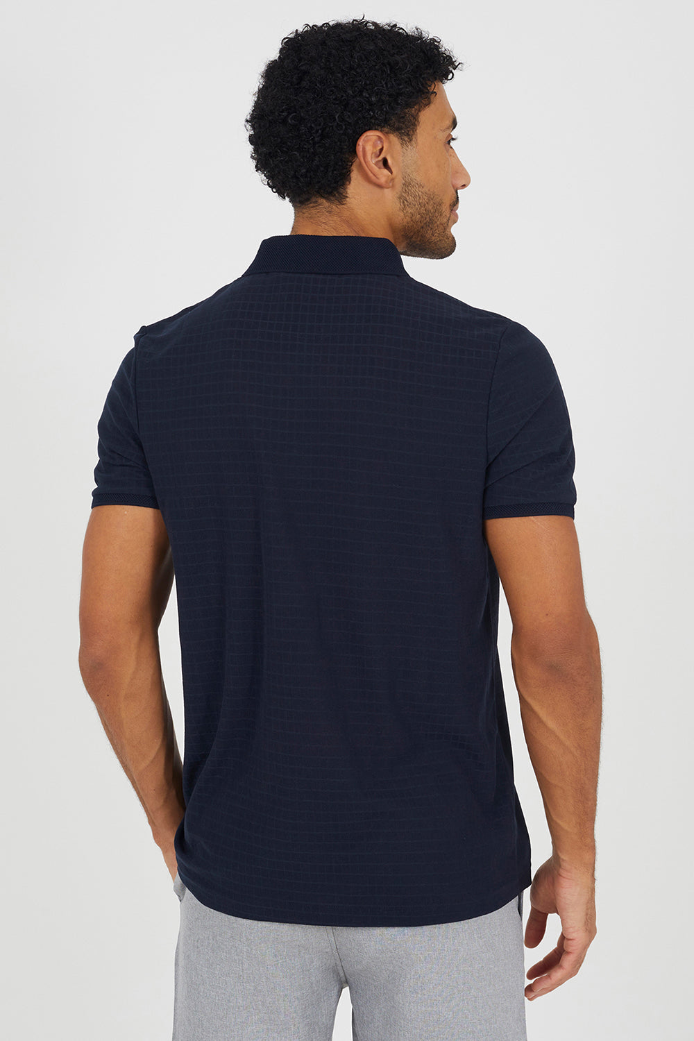 Brave Soul Navy Zip-Neck Polo Shirt - Navy Image 2