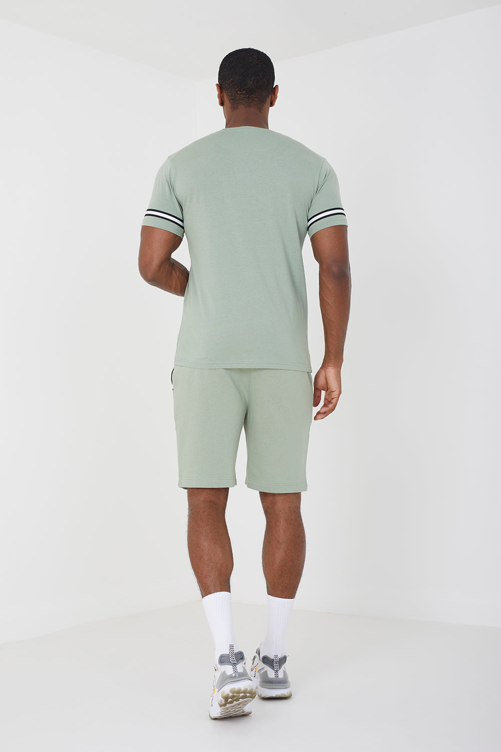 Brave Soul Mint T-Shirt and Shorts Set - Mint Image 2