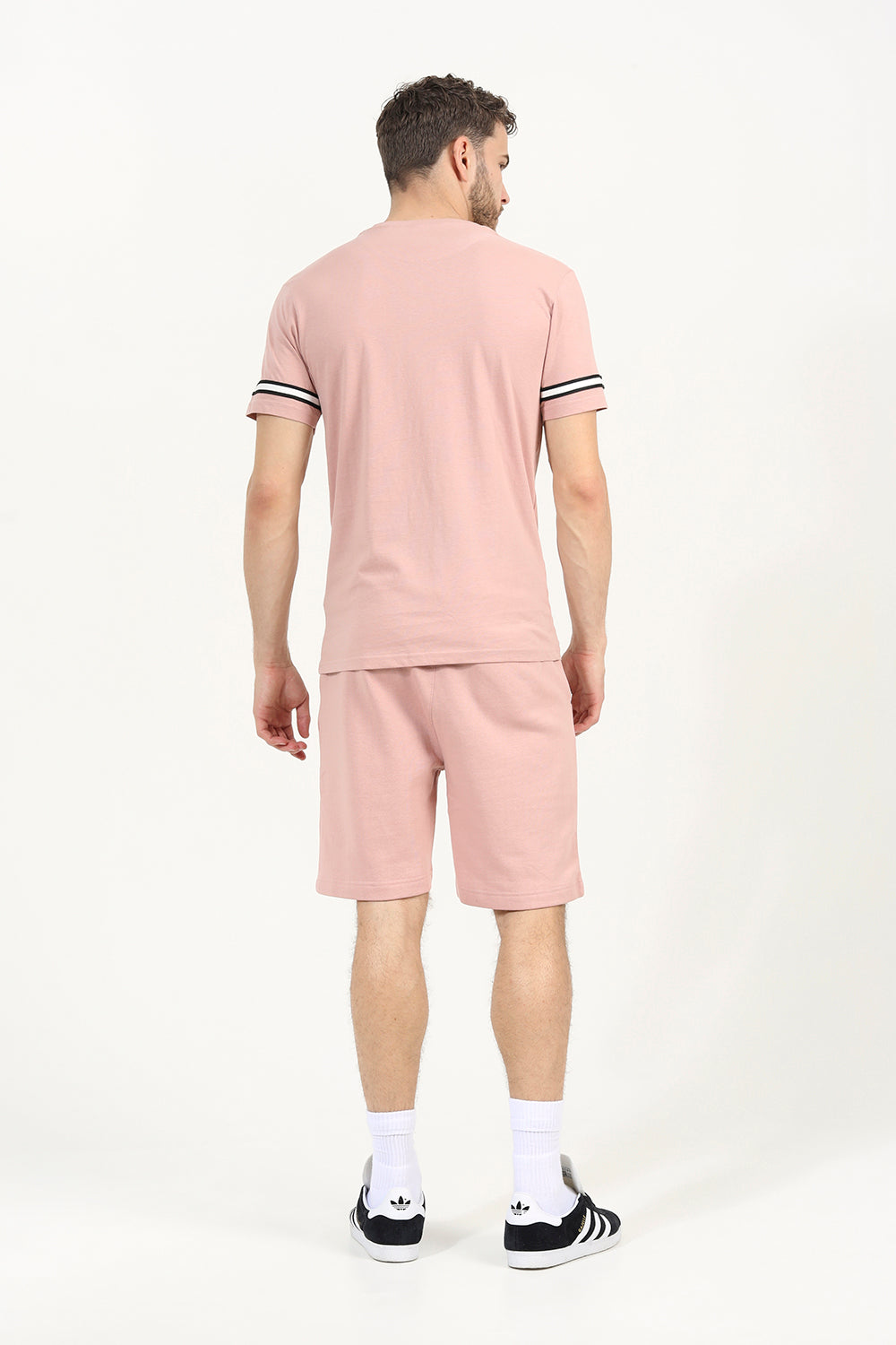 Brave Soul Dusty Pink T-Shirt and Shorts Set - Dusty Pink Image 2