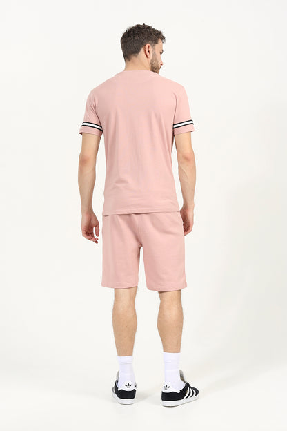 Brave Soul Dusty Pink T-Shirt and Shorts Set - Dusty Pink Image 2