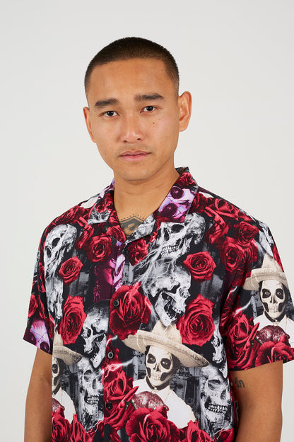 Brave Soul Black Printed Shirt - Black Image 4